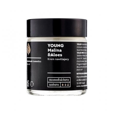 Krem nawilżający Young "Malina & Aloes" 30ml