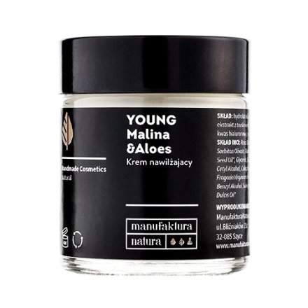 Krem nawilżający Young "Malina & Aloes" 60ml