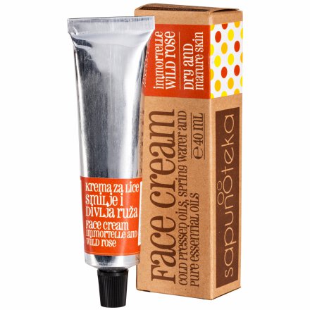 Krem do twarzy "Nieśmiertelnik & Dzika Róża" 40ml