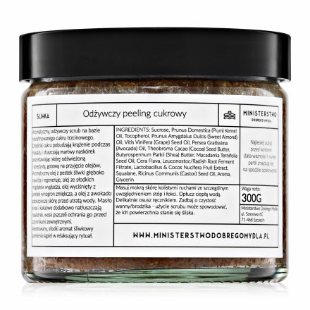 Odżywczy peeling cukrowy "Śliwka" 300g
