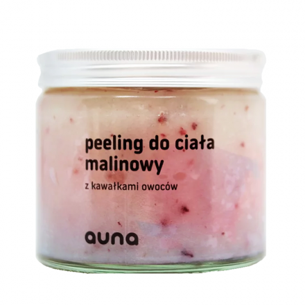 Peeling do ciała "Malinowy" z kawałkami owoców 350g