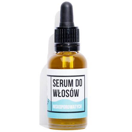 Serum do włosów niskoporowatych 30ml