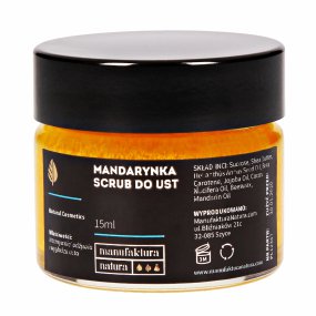 Mandarynkowy scrub do ust "Mandarinlove" 15ml
