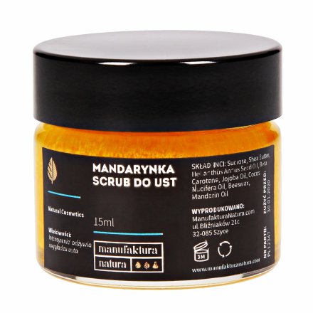 Mandarynkowy scrub do ust "Mandarinlove" 15ml
