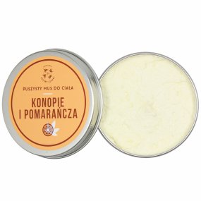 Puszysty mus do ciała "Konopie i Pomarańcza" 150ml