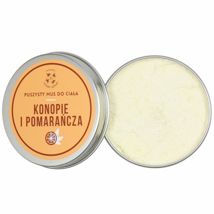 Puszysty mus do ciała "Konopie i Pomarańcza" 150ml