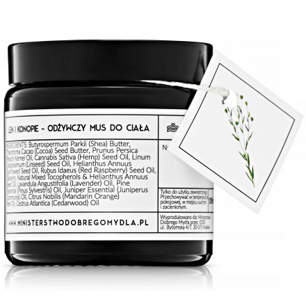 Mus odżywczy do ciała "Len i Konopie" 120ml