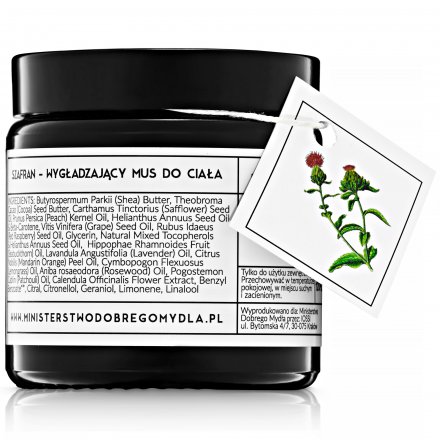 Mus wygładzający do ciała "Szafran" 120ml