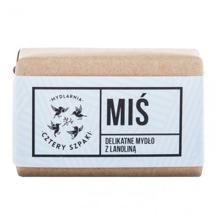 Mydło naturalne "Miś" z lanoliną 110g