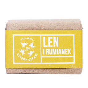Mydło naturalne "Len i Rumianek" 110g