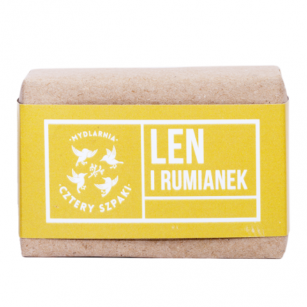 Mydło naturalne "Len i Rumianek" 110g