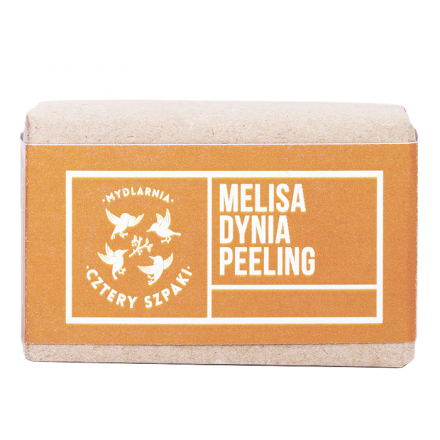 Mydło naturalne "Melisa Dynia Peeling" peelingujące 110g