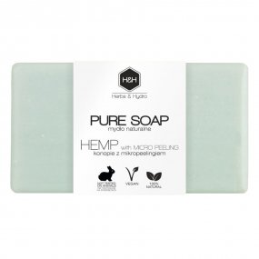 Naturalne mydło w kostce "Konopie z mikropeelingiem" 100g