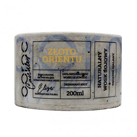 Świeca sojowa "Złoto Orientu" 200ml