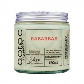 Świeca sojowa "Rabarbar" 120ml