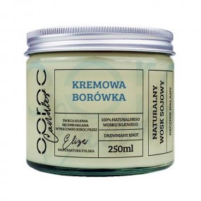 Świeca sojowa "Kremowa Borówka" 250ml