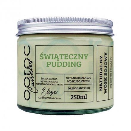 Świeca sojowa "Świąteczny Pudding" 250ml