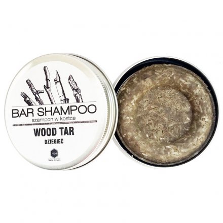 Szampon w kostce "Dziegieć" puszka 55g