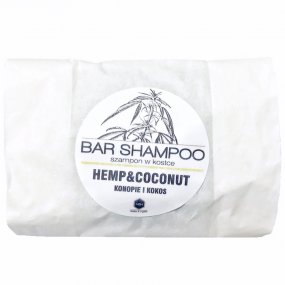 Szampon w kostce "Konopie i Kokos" refill 55g