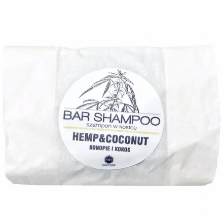 Szampon w kostce "Konopie i Kokos" refill 55g