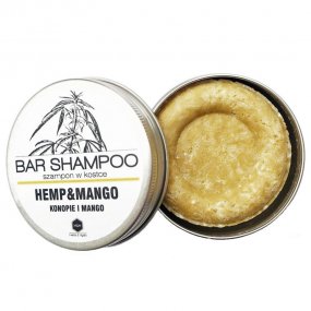 Szampon w kostce "Konopie i Mango" puszka 55g