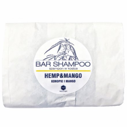 Szampon w kostce "Konopie i Mango" refill 55g