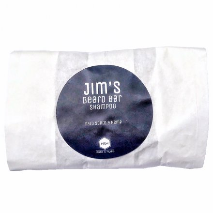 Szampon do brody Jim’s Beard w kostce "Palo Santo i Konopie" refill 55g